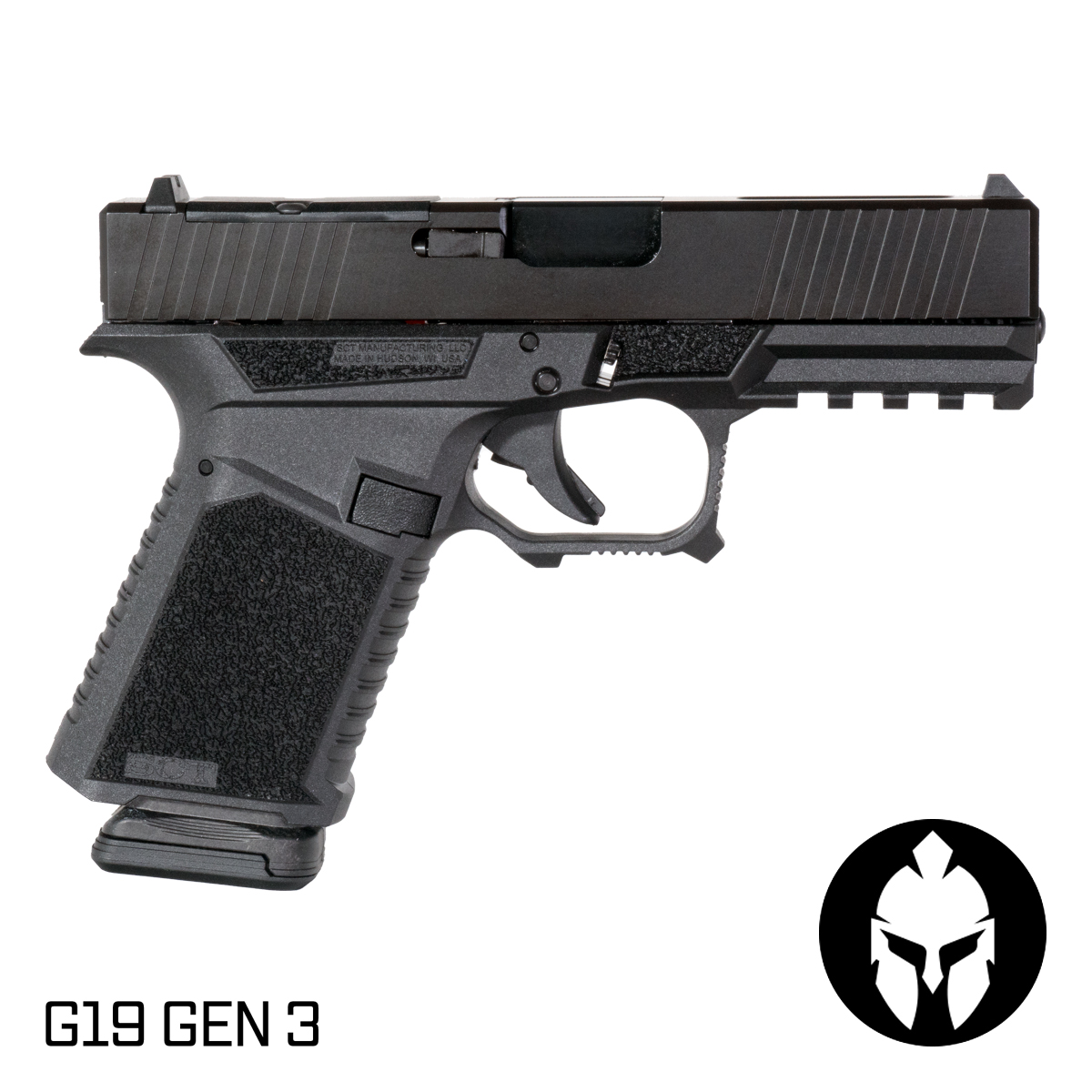 Davidson Defense Paladin Nitride Barrel G19 Gen 1-3 Compatible 9MM Black RMR Complete Handgun