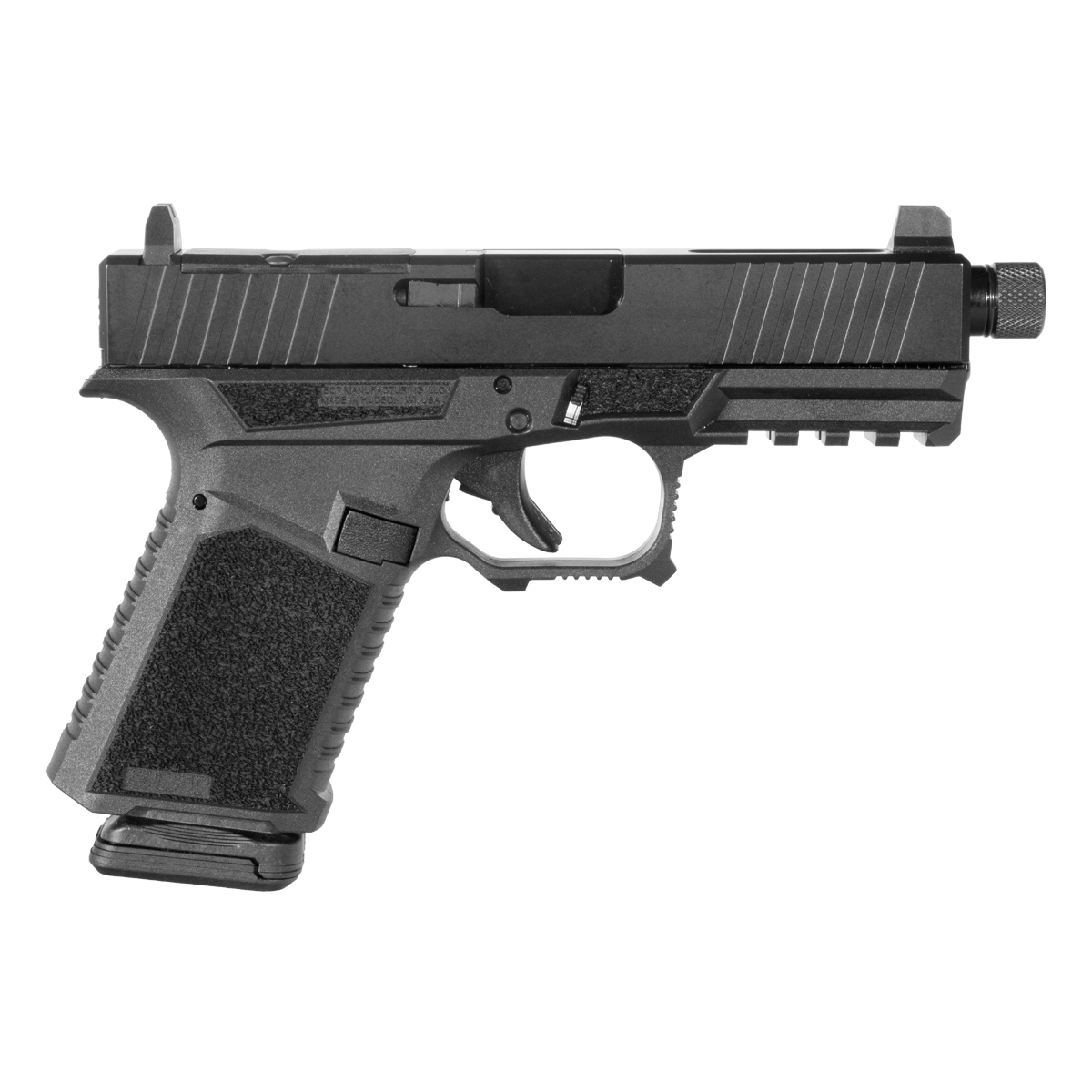  Davidson Defense Paladin Nitride Threaded Barrel G19 Gen 1-3 Compatible 9MM Black RMR Complete Handgun w/ Suppressor Height Sights