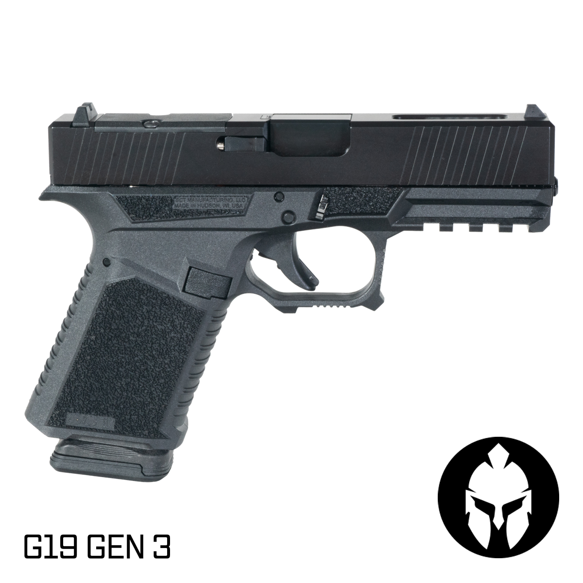 Davidson Defense Paladin Ported Nitride Barrel G19 Gen 1-3 Compatible 9MM Black RMR Complete Handgun