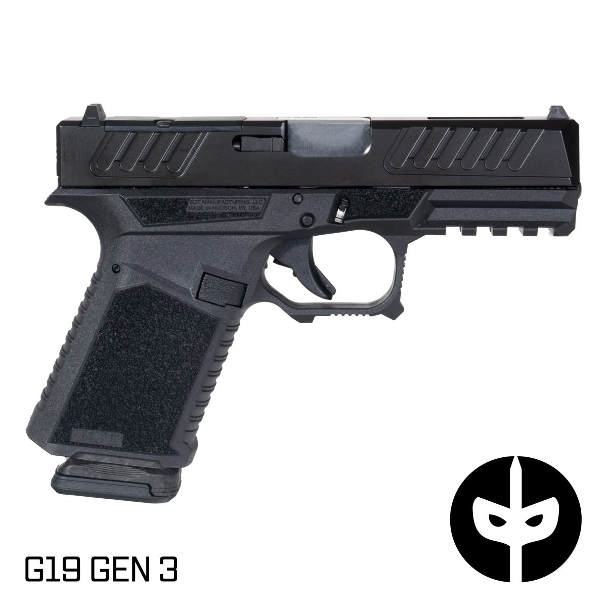 Adams Arms Adam's Arms AA-19 Complete Handgun Non-Threaded Barrel