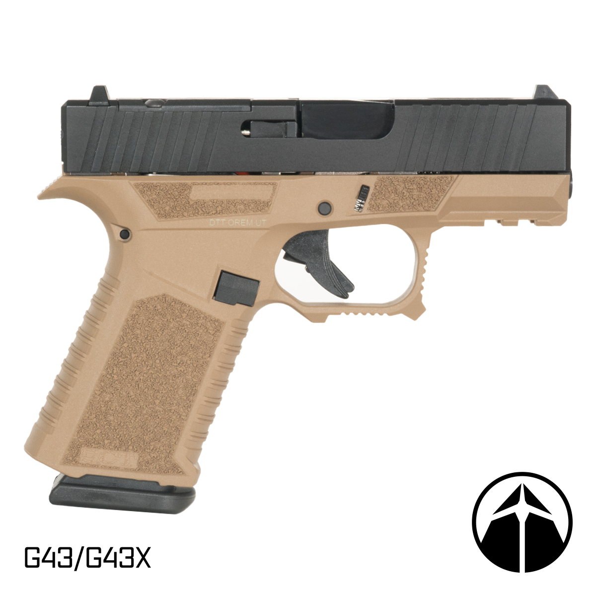 DTT Sentinel Ported Nitride Barrel G43X Compatible 9MM FDE RMSc Complete Handgun