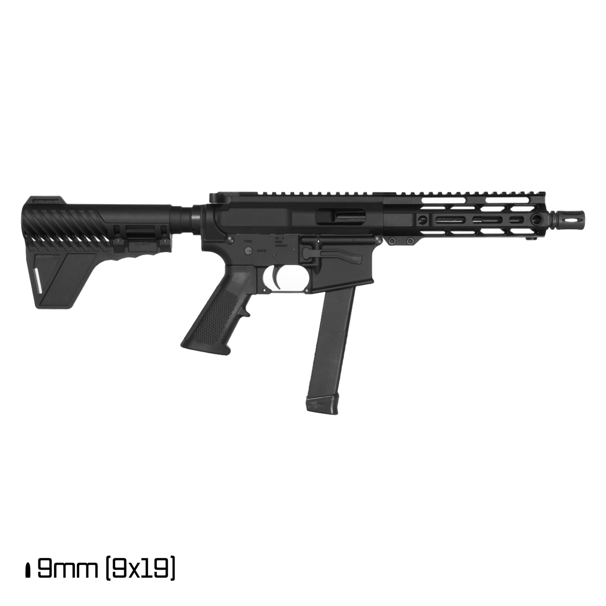 Davidson Defense IX 7.5-inch 1:10 9MM AR-9 Pistol, Freefloat M-Lok Handguard