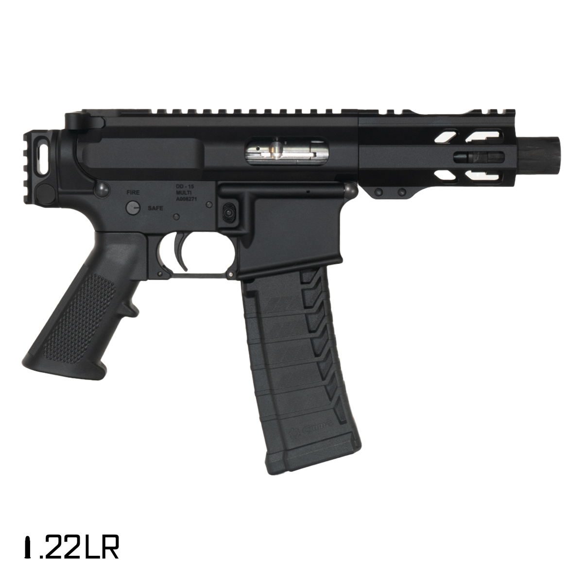 Davidson Defense Dub 22 4.5-inch .22 LR AR-15 Pistol, Freefloat M-Lok Handguard