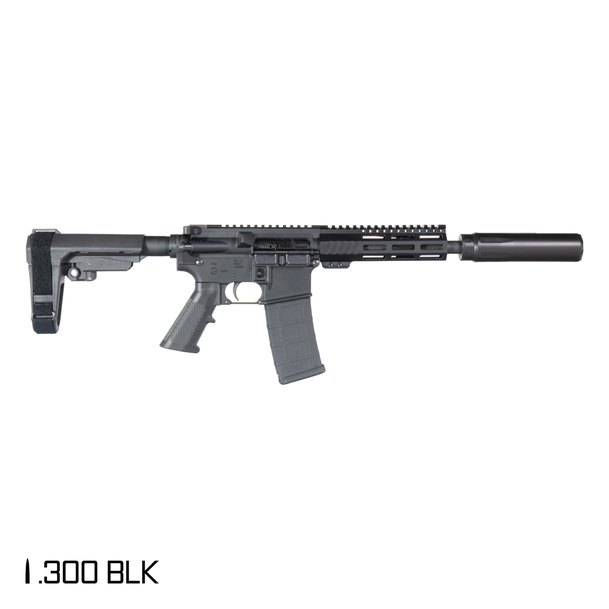 Davidson Defense Aegis Lightweight 8.5-inch Pistol-Gas 1:9 .300 BLK AR-15 Pistol, Freefloat M-Lok Handguard, GEMTECH ABYSS Suppressor
