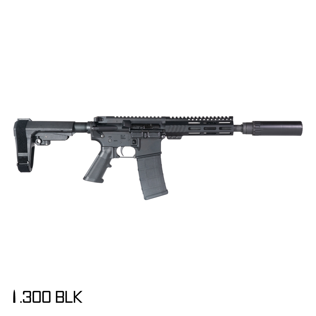 Davidson Defense Aegis Lightweight 8.5-inch Pistol-Gas 1:9 .300 BLK AR-15 Pistol, Freefloat M-Lok Handguard, Yankee Hill Resonator K QD Suppressor