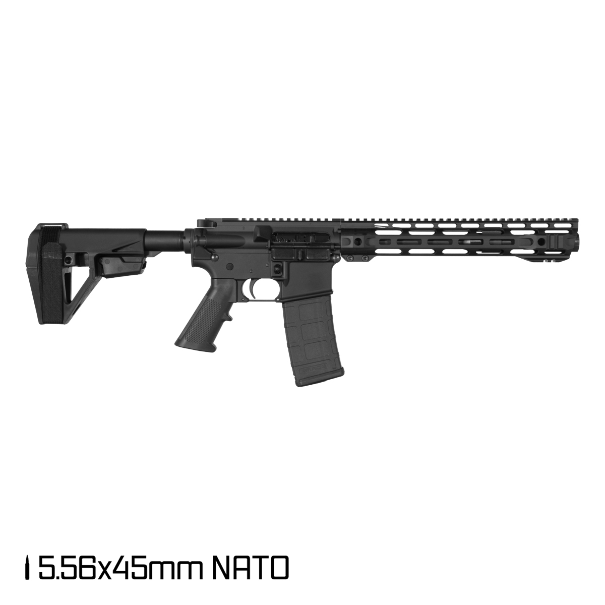 Davidson Defense Davidson Defense Blank Slate 10.5-inch 1:8 5.56 NATO Complete Pistol, NO LOGO Lower Receiver