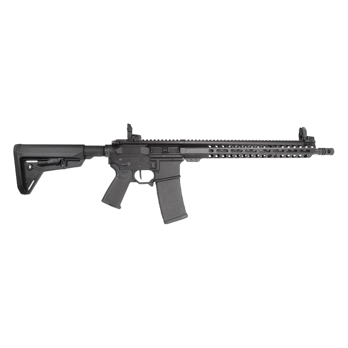 Davidson Defense Journeyman Pro 16-inch Mid-Gas 1:8 .223 Wylde AR-15 Rifle, Black Freefloat M-Lok Handguard