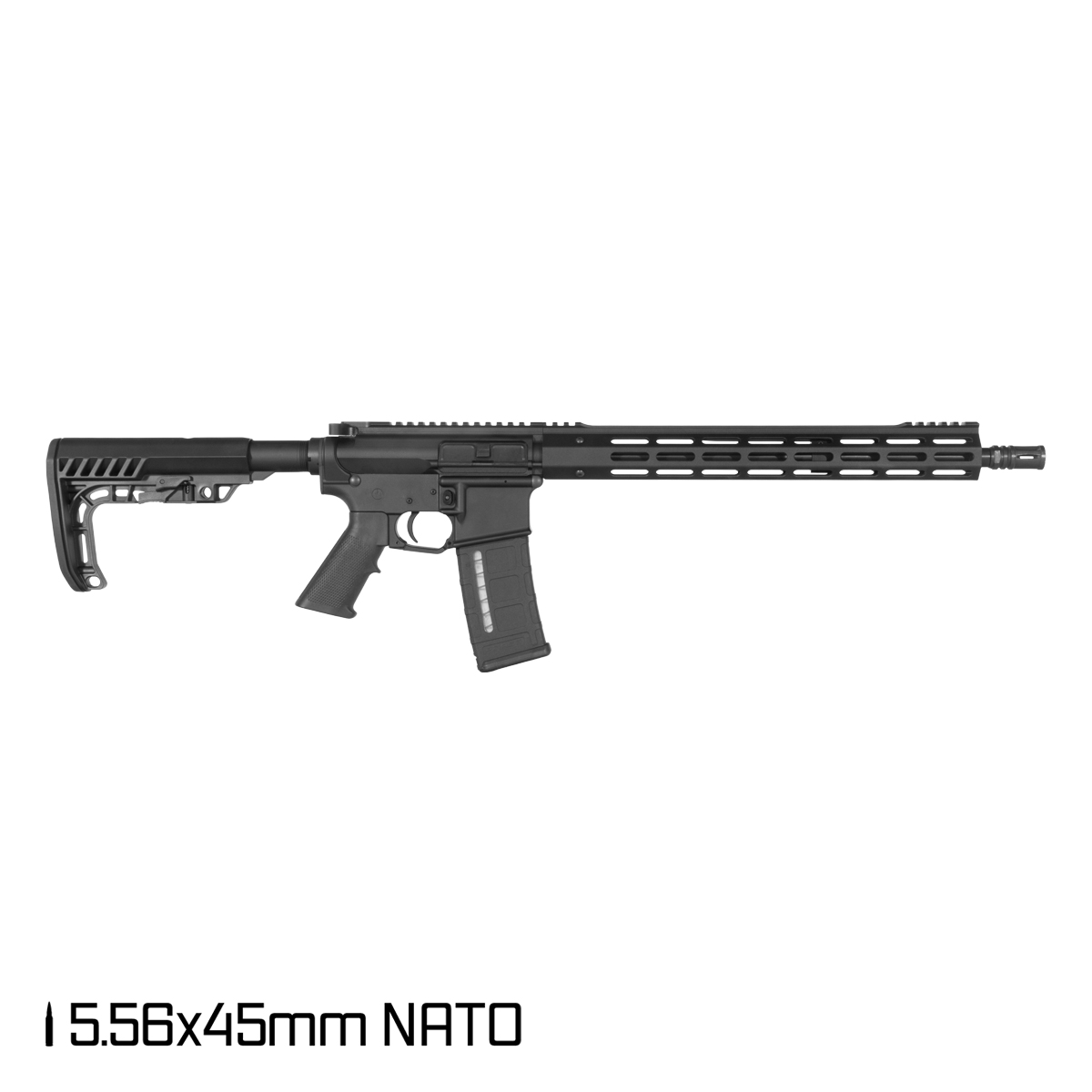 Davidson Defense Ronin Competition 16.5-inch 1:7 5.56 NATO Complete Rifle, NO LOGO Lower Receiver