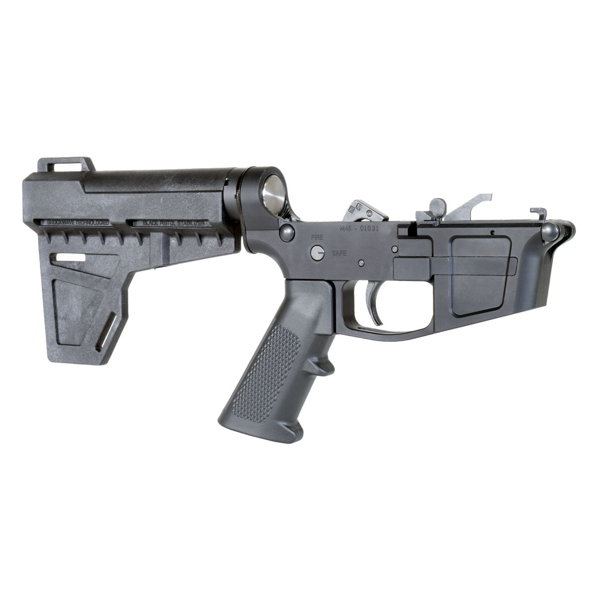 'Foxtrot AR-15 .45ACP Lower Build Kit' AR-15 Pistol Lower Build Kit w ...