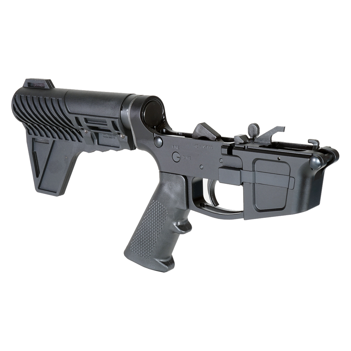 DD 'Foxtrot Mike .45 ACP AR-15 Lower Kit  w/GAP Brace'  AR-15 Pistol Lower Build Kit