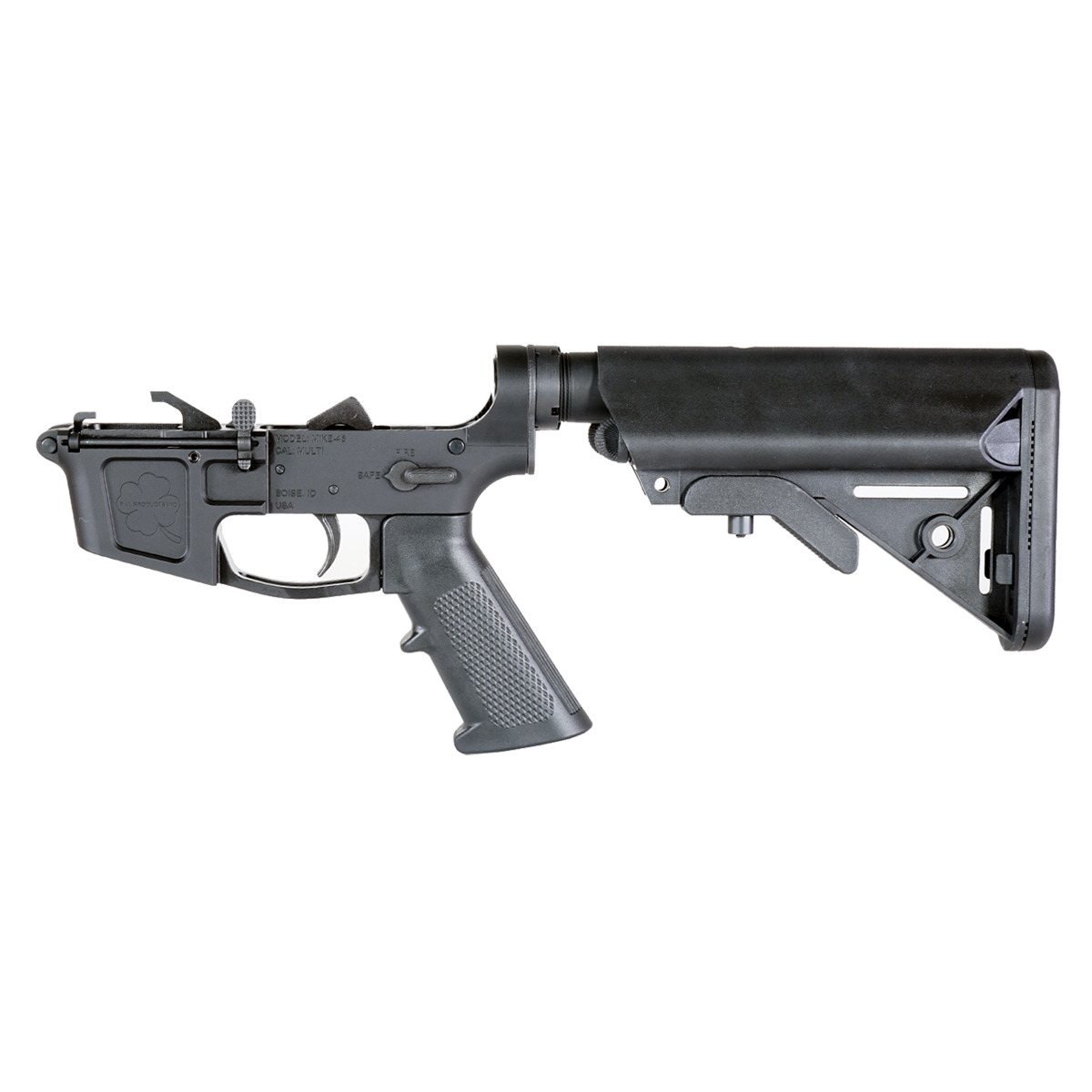  DTT Foxtrot Mike .45 ACP AR-45 Rifle Lower Build Kit w/ Gauntlet Arms SOPMOD Style Collapsible Stock