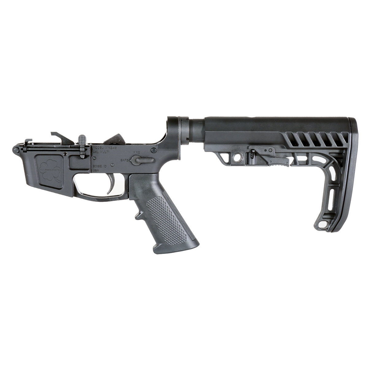  DTT Foxtrot Mike .45 ACP AR-45 Rifle Lower Build Kit w/ Gauntlet Arms Minimalist AR-15 Stock