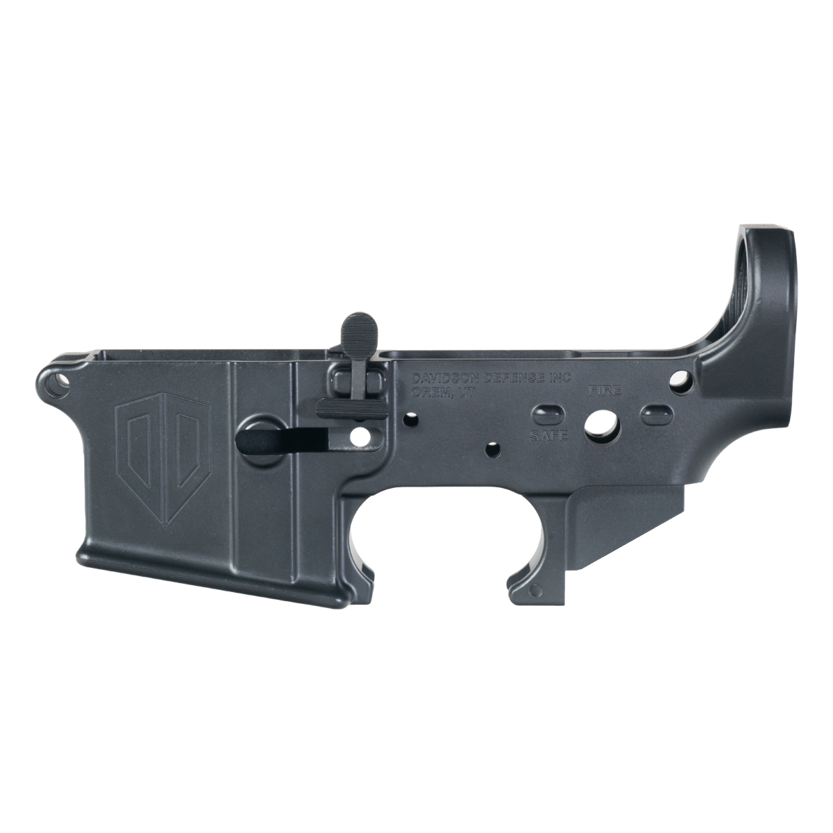  Davidson Defense Engraved AR-15 Ambidextrous Lower Receiver, Sig Spear Ambidextrous Bolt Catch Bundle