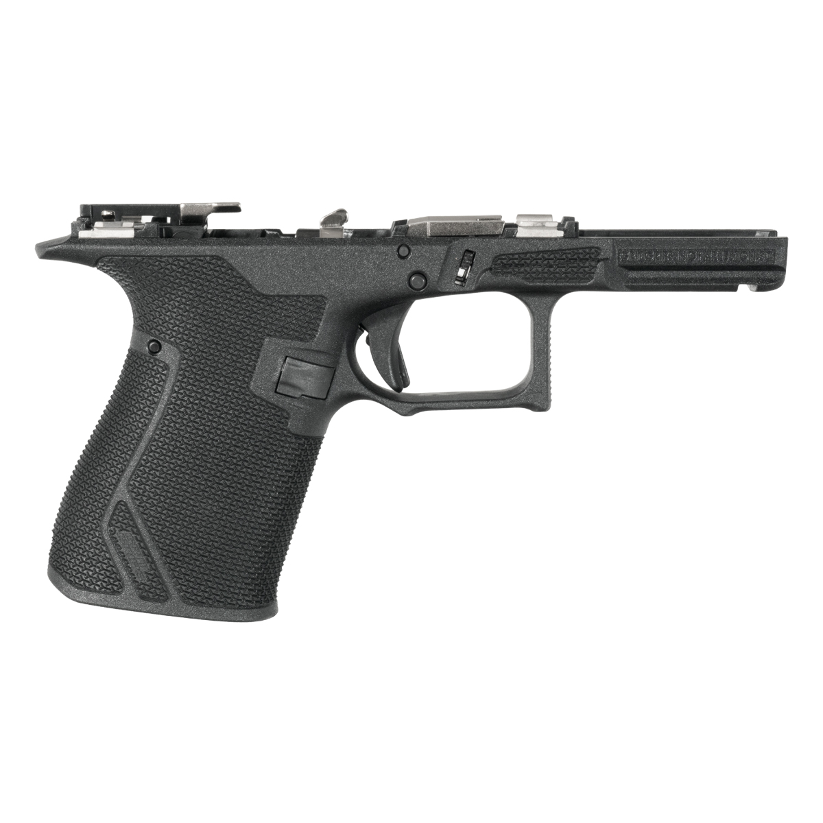  Grit Grips Pistol Frame For G19 Gen3 Pistols, Assembled, Black (Serialized Frame)