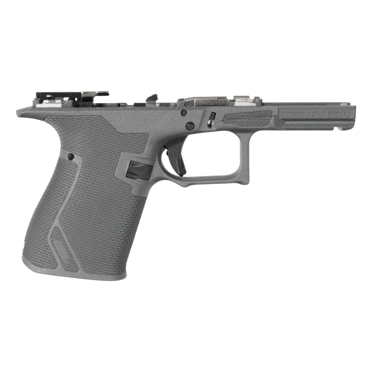  Grit Grips Pistol Frame For G19 Gen3 Pistols, Assembled, Grey (Serialized Frame)