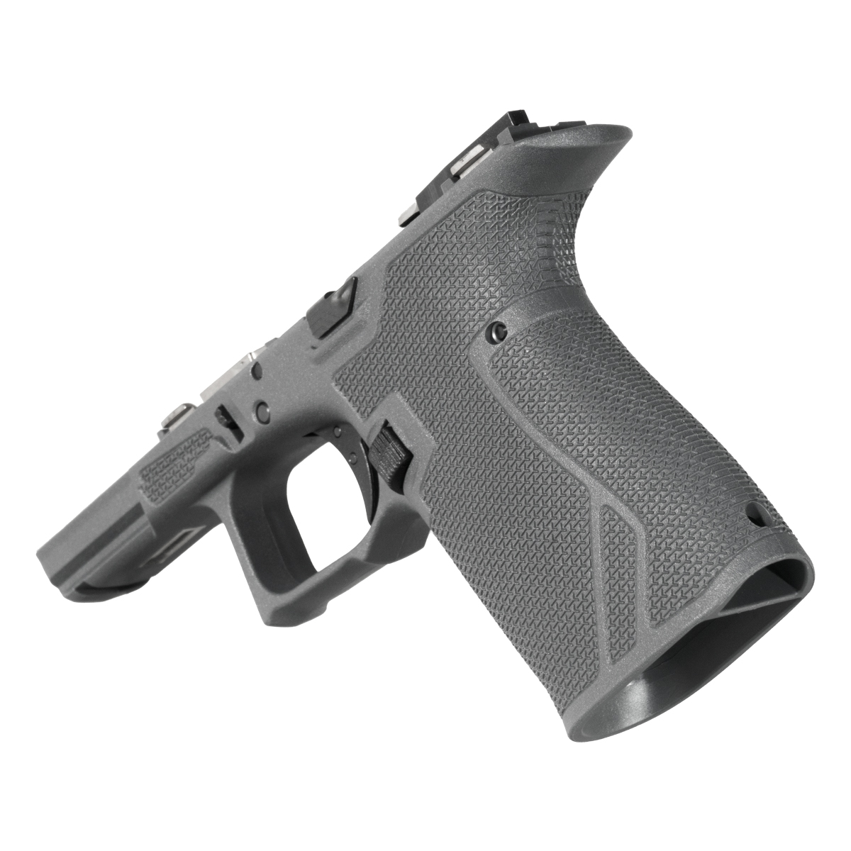 Grit Grips Pistol Frame For G19 Gen3 Pistols, Assembled, Grey