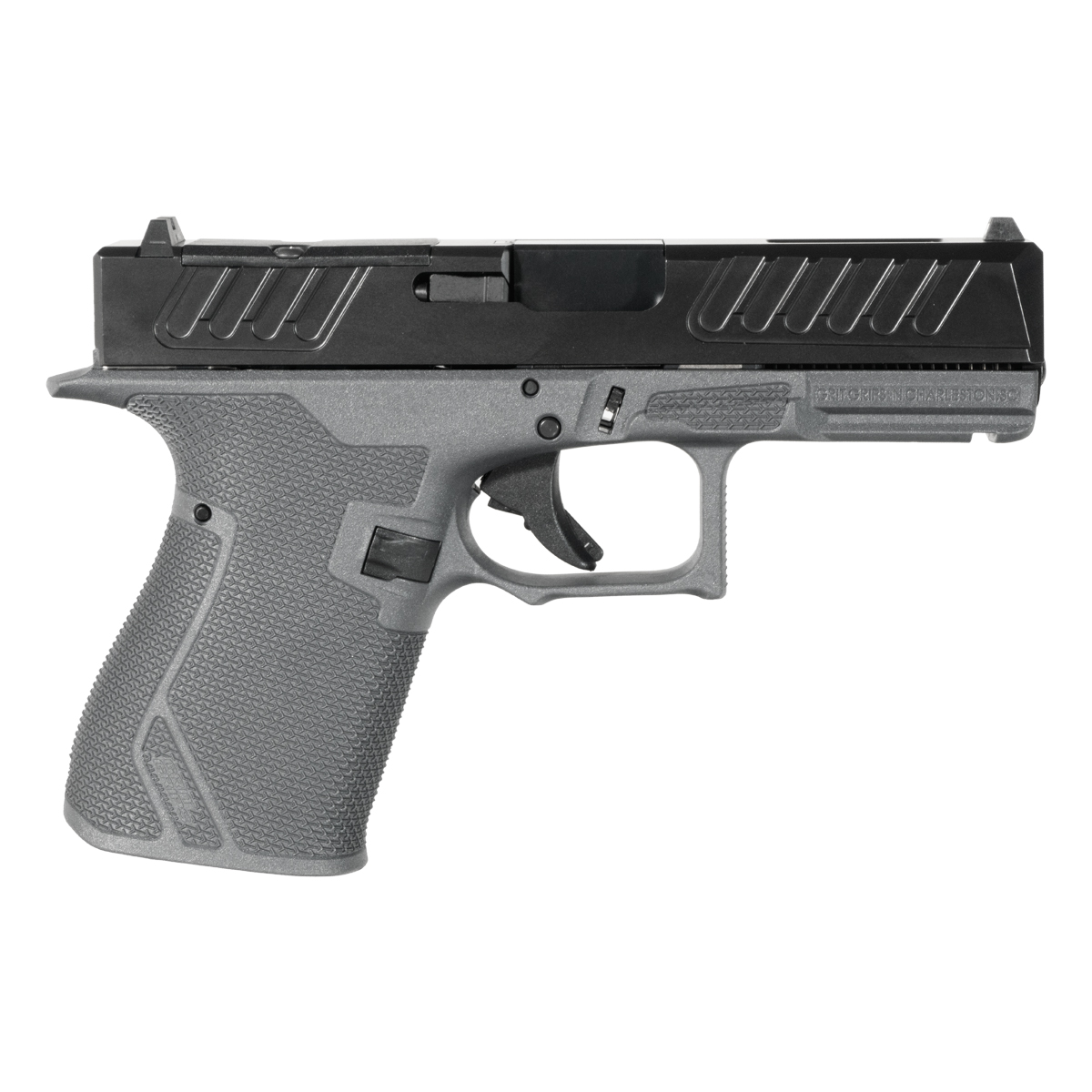 Grit Grips Pistol Frame For G19 Gen3 Pistols, Assembled, Grey