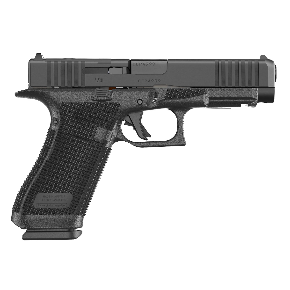 GLOCK G17 Gen 6 9mm Full-Size Striker-Fired Pistol, 4.49