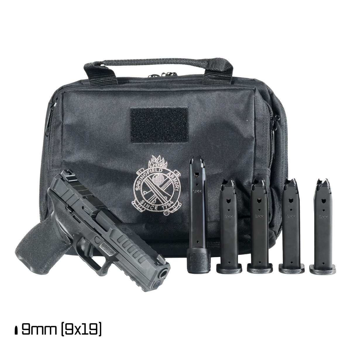  Springfield Armory Echelon 9MM Handgun, Gear Up Range Edition, Includes 5 Magazines and Range Bag
