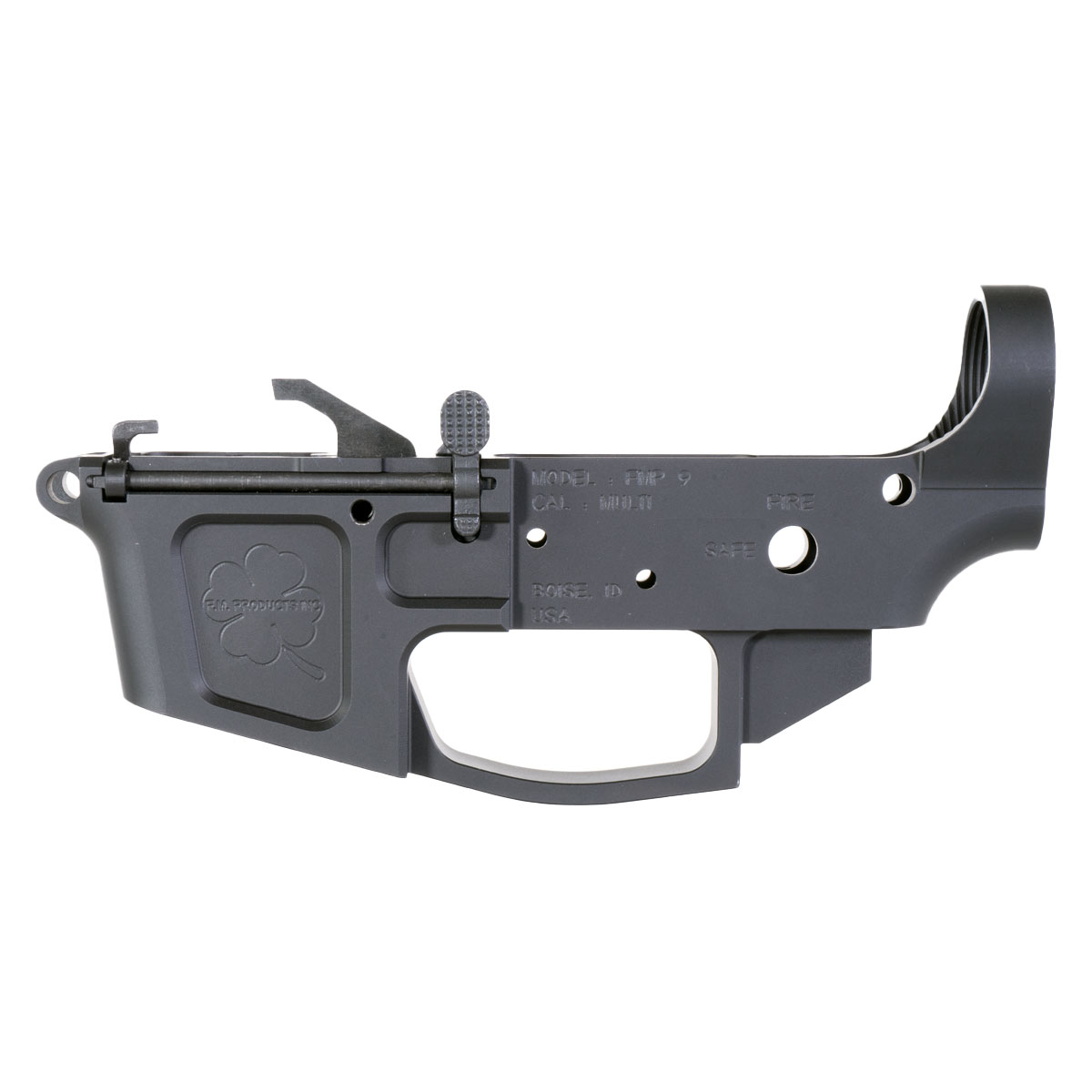 Foxtrot Mike Products Stripped 9mm AR-15 Lower Receiver