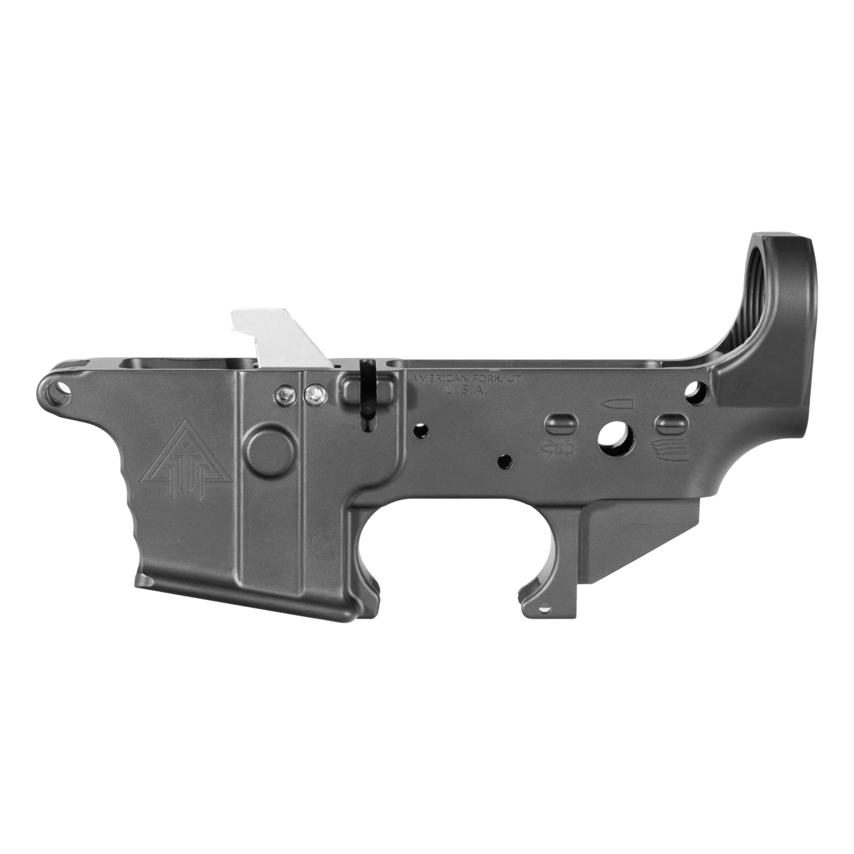  Delta Team Tactical AR-9 Stripped Lower Receiver, Low Shelf, M16 Cut, Type III Hardcoat Anodized