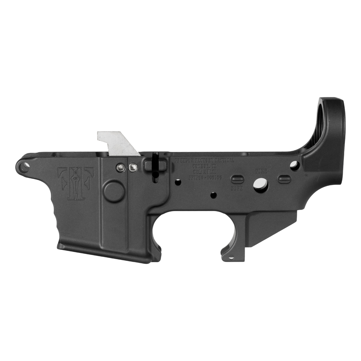  Freedom Factory Tactical AR-9 Stripped Lower Receiver, Glock Pattern, Anodized Black
