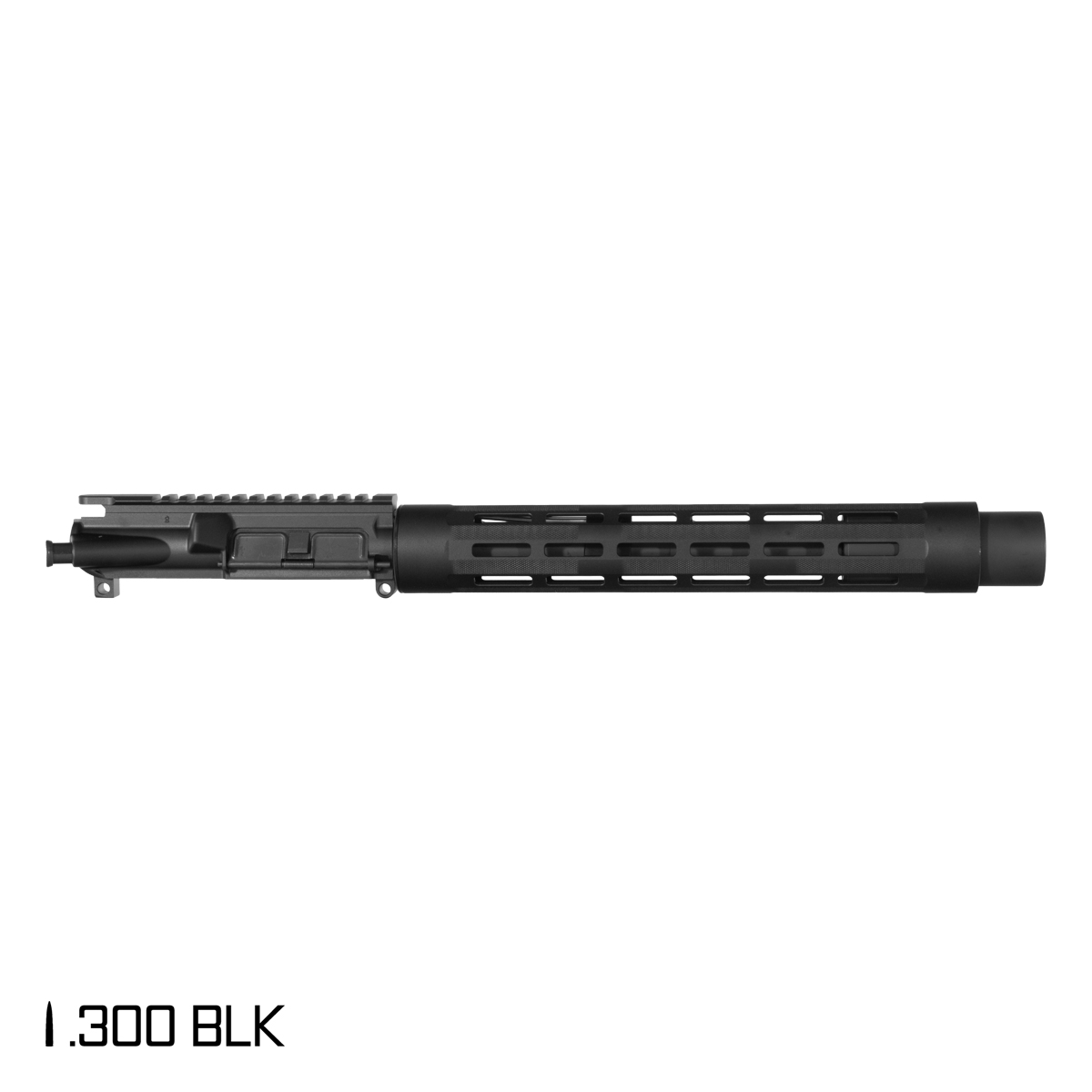 Davidson Defense Acheron 10.5-inch Pistol-Gas 1:8 300 BLK AR-15 Freefloat Tubular M-Lok Handguard Pistol Upper Build Kit, Witt Machine .30 cal Compact Suppressor