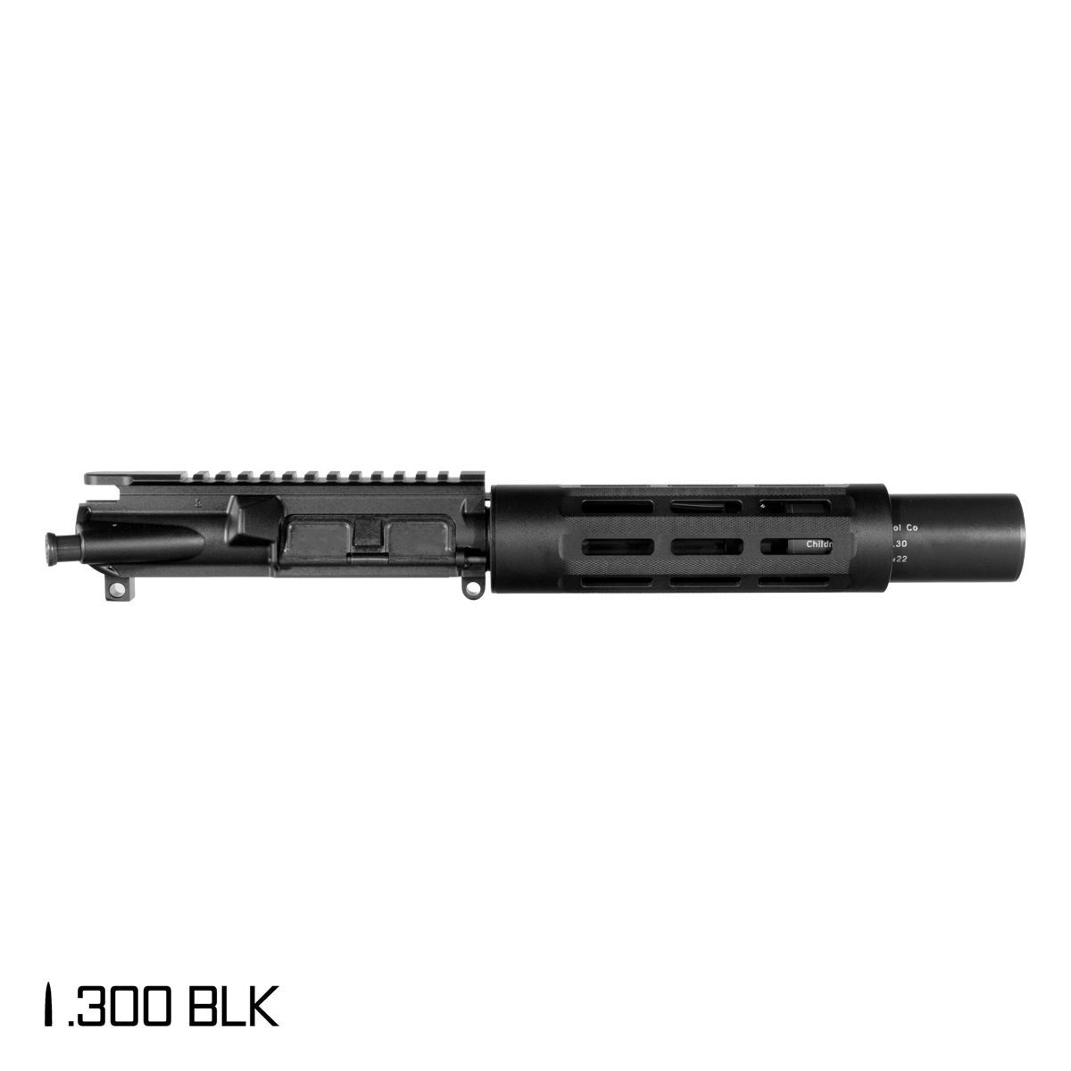 Davidson Defense Tyndareus 6-inch Pistol-Gas 1:7 300 BLK AR-15 Freefloat Tubular M-Lok Handguard Pistol Upper Build Kit, Witt Machine .30 cal Compact Suppressor