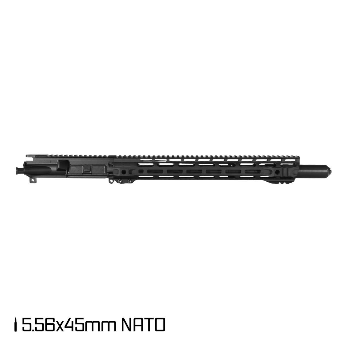 Davidson Defense Atriox 14.5-inch Mid-Gas 1:7 5.56 NATO AR-15 M-Lok Pistol Upper Build Kit, Witt Machine Canooter Valve Suppressor