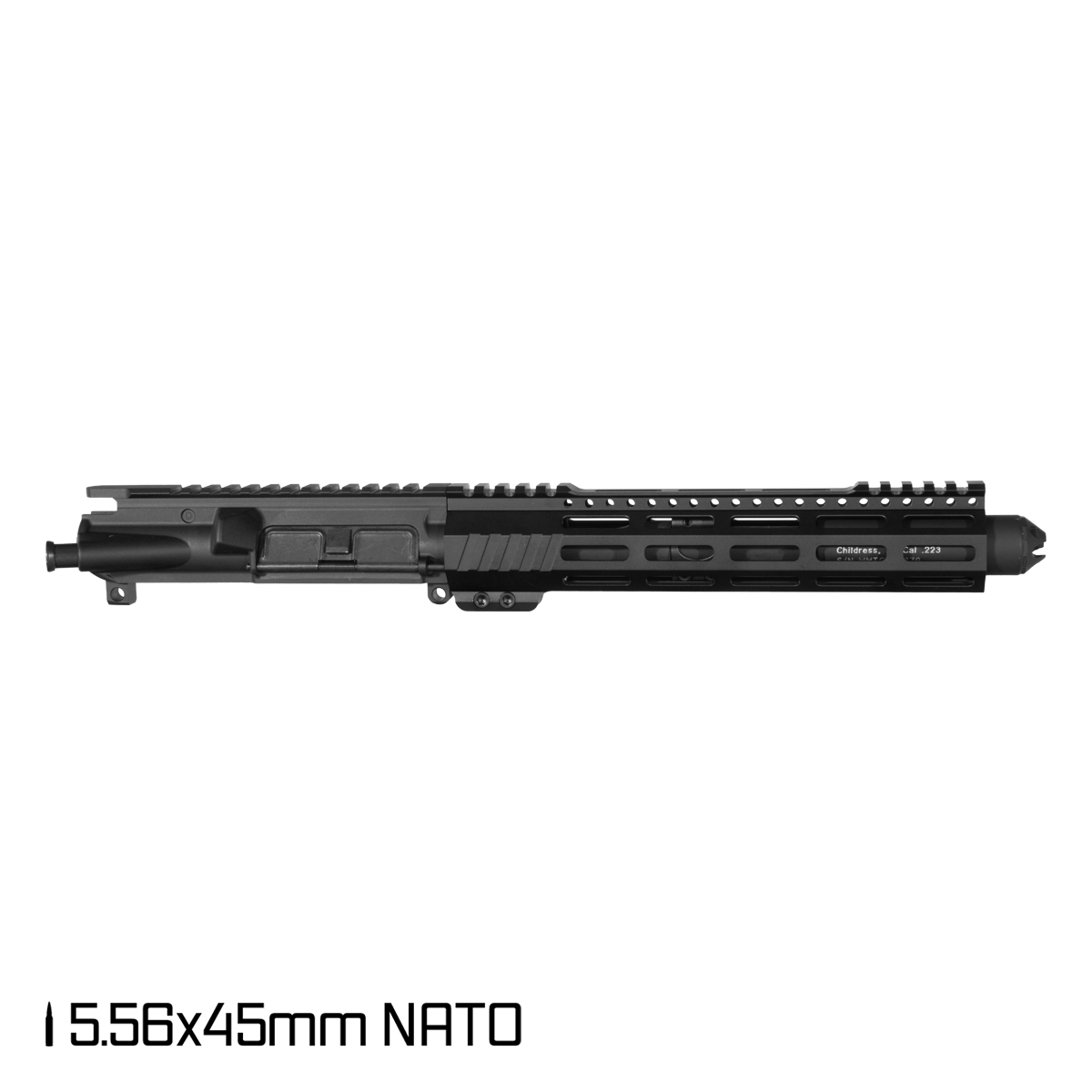 Davidson Defense Paulie 7.5-inch Pistol-Gas 1:7 5.56 NATO AR-15 M-Lok Pistol Upper Build Kit, Witt Machine Canooter Valve Suppressor