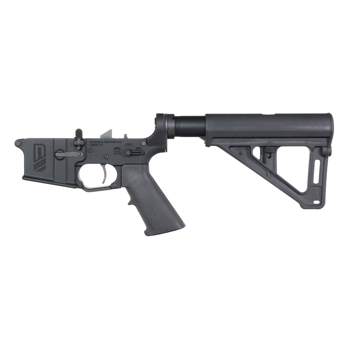 Davidson Defense AR-15 Pistol Lower Build Kit, Rare Breed FRT-15L3, Magpul BTR Pistol Brace