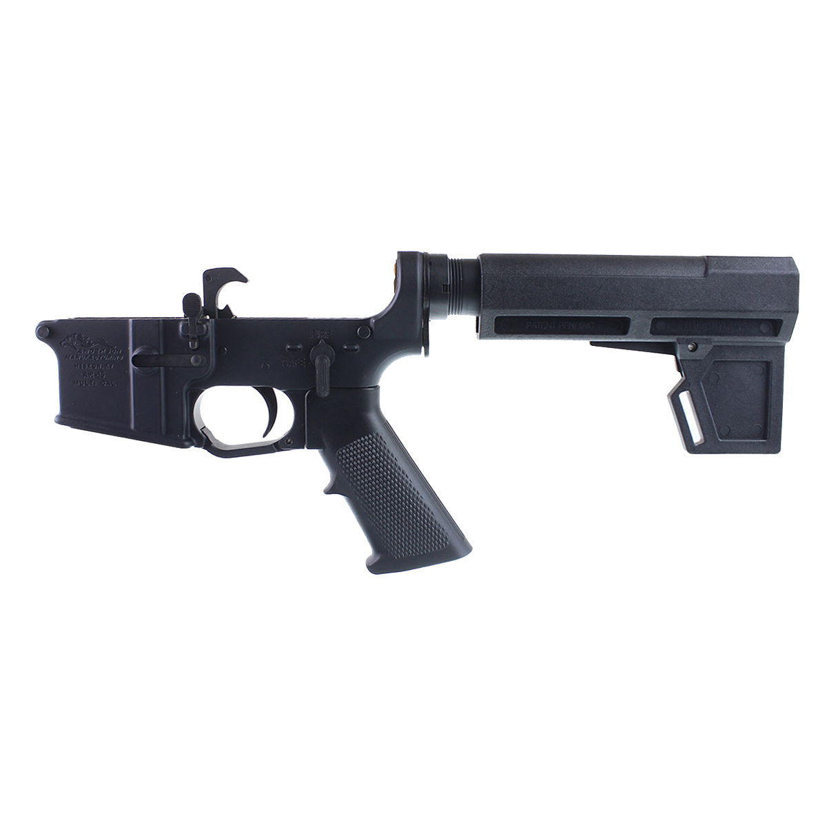  DTT AR-15 Pistol Lower Build Kit w/ Anderson AR-15 Lower Receiver, KAK Industries Shockwave 2.0 Blade