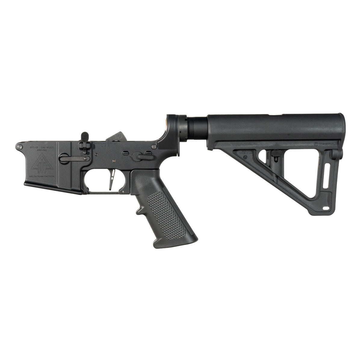 DTT AR-15 Pistol Lower Build Kit, Skeletonized Straight Trigger Shoe, Magpul BTR Pistol Brace