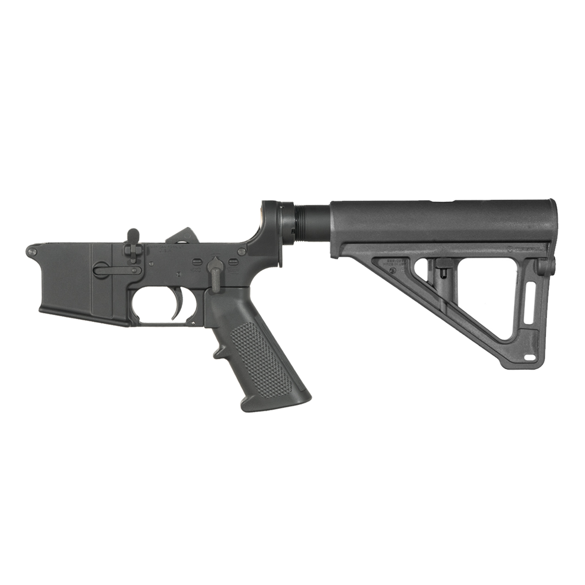 NO-LOGO AR-15 Pistol Lower Build Kit, Magpul BTR Brace