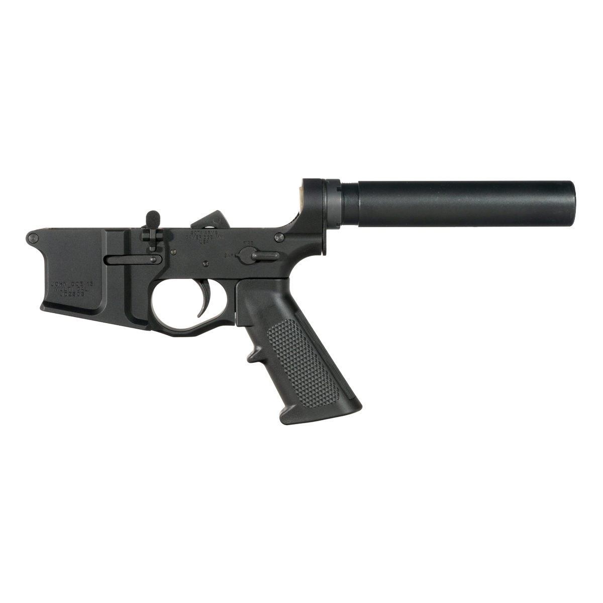 Sota Arms John Doe Pistol Lower Build Kit, Heavy Duty Pistol Buffer Tube