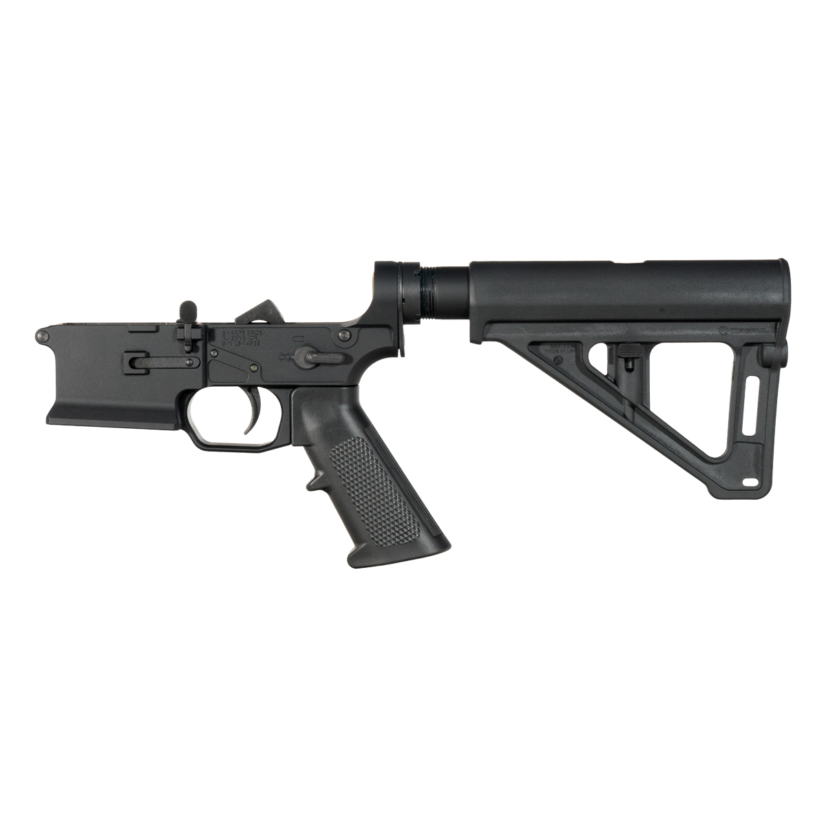 Sharps Bros Ambidextrous Bolt Release AR-15 Pistol Lower Build Kit, Magpul BTR Brace