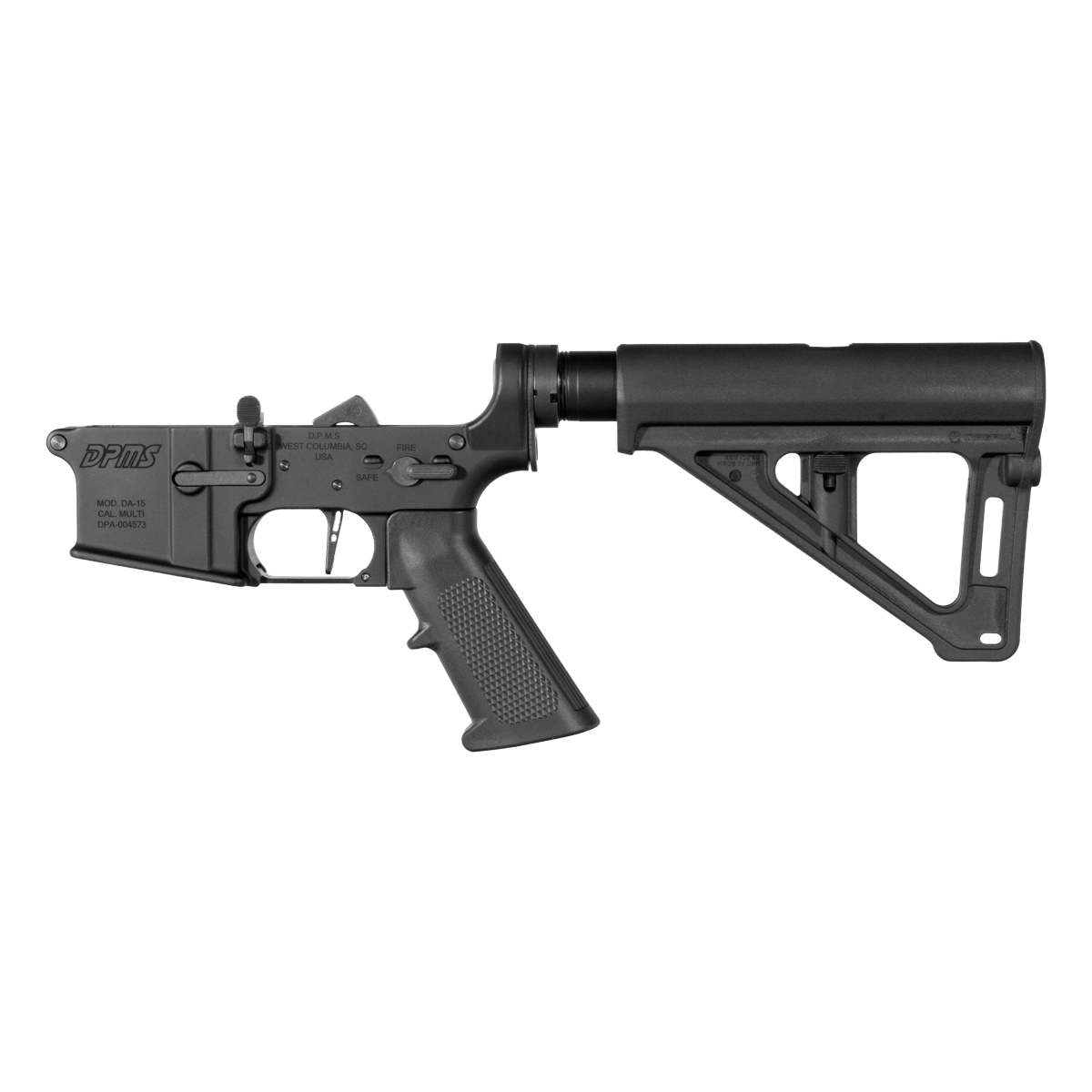 DPMS AR-15 Pistol Lower Build Kit, Straight Trigger Shoe, Magpul BTR Brace