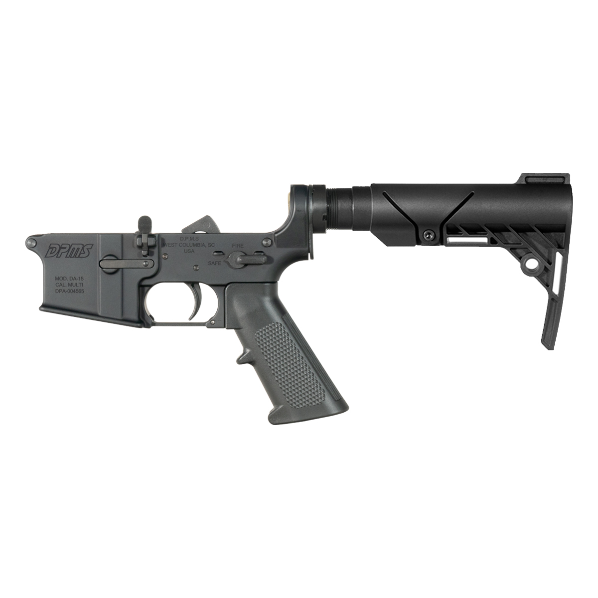 DPMS AR-15 Pistol Lower Build Kit, Polymer AR Brace