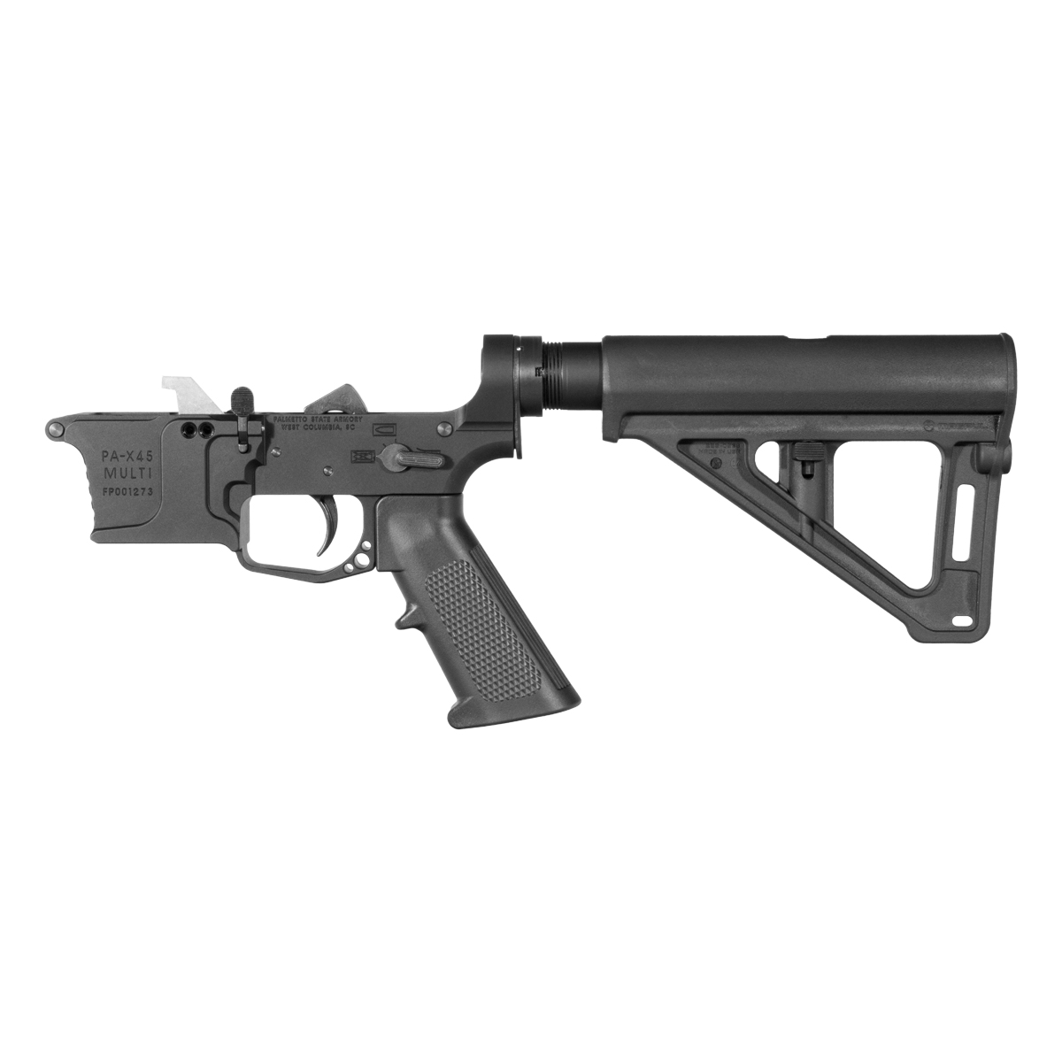 Blemished PSA AR-45 Billet Pistol Lower Build Kit, Magpul BTR Pistol Brace