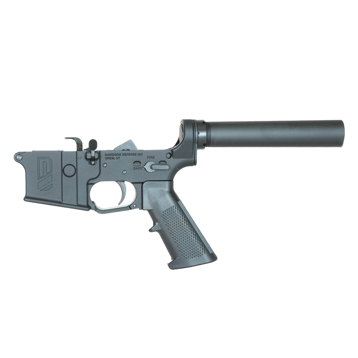  Davidson Defense AR-9 Pistol Lower Build Kit w/ Omega Mfg. Buffer Tube Kit