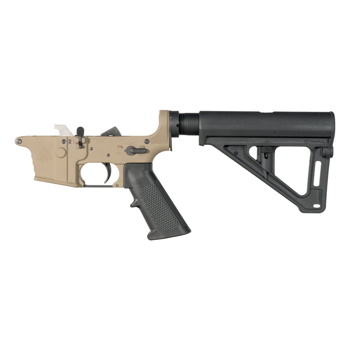 DTT FDE AR-9 Pistol Lower Build Kit, Magpul BTR Pistol Brace