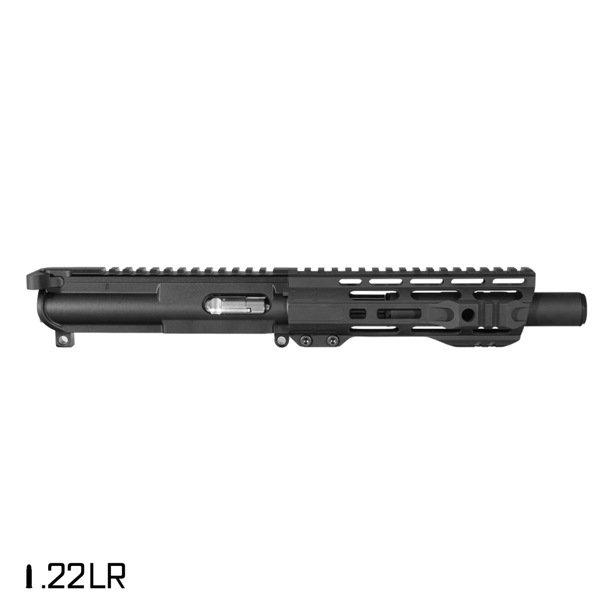 Davidson Defense Echoless 4.5-inch 22 AR-15 Freefloat M-Lok Handguard Pistol Complete Upper Build, Davidson Defense Teardrop Suppressor