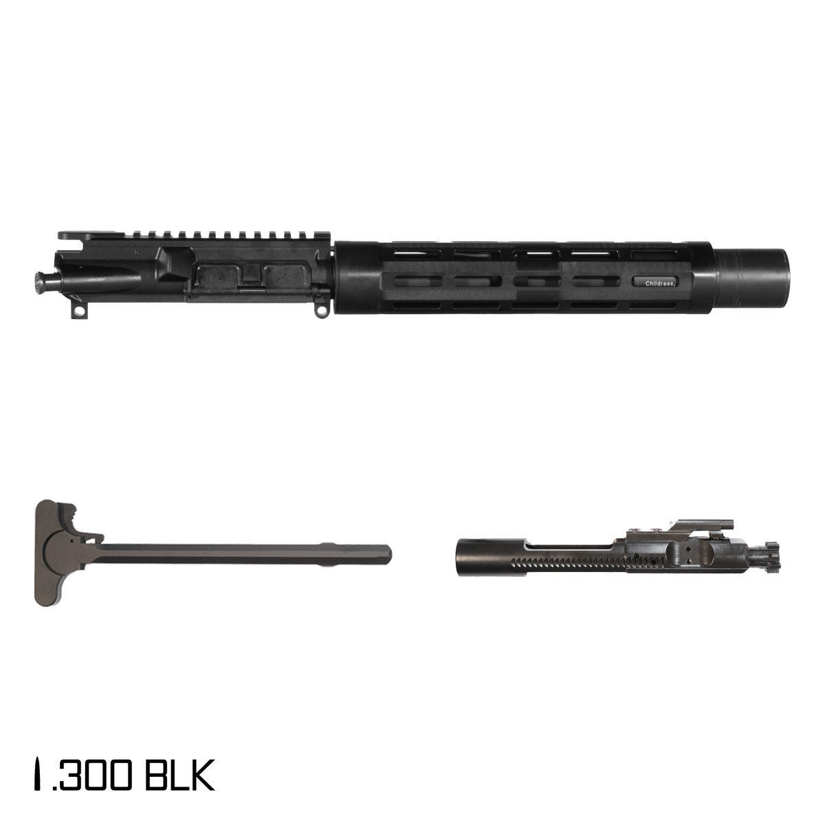 Davidson Defense Labrys 8.5-inch Pistol-Gas 1:8 300 BLK AR-15 Freefloat Tubular M-Lok Handguard Pistol Complete Upper Build, Witt Machine .30 cal Compact Suppressor