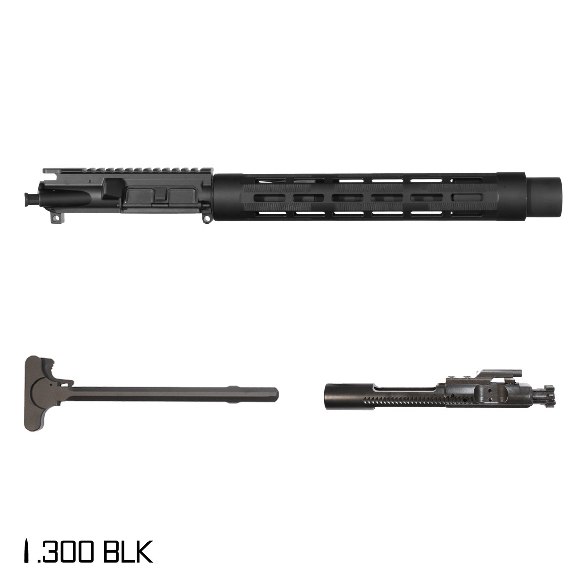 Davidson Defense Acheron 10.5-inch Pistol-Gas 1:8 300 BLK AR-15 Freefloat Tubular M-Lok Handguard Pistol Complete Upper Build, Witt Machine .30 cal Compact Suppressor