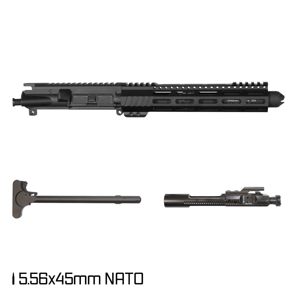 Davidson Defense Paulie 7.5-inch Pistol-Gas 1:7 5.56 NATO AR-15 M-Lok Pistol Complete Upper Build, Witt Machine Canooter Valve Suppressor