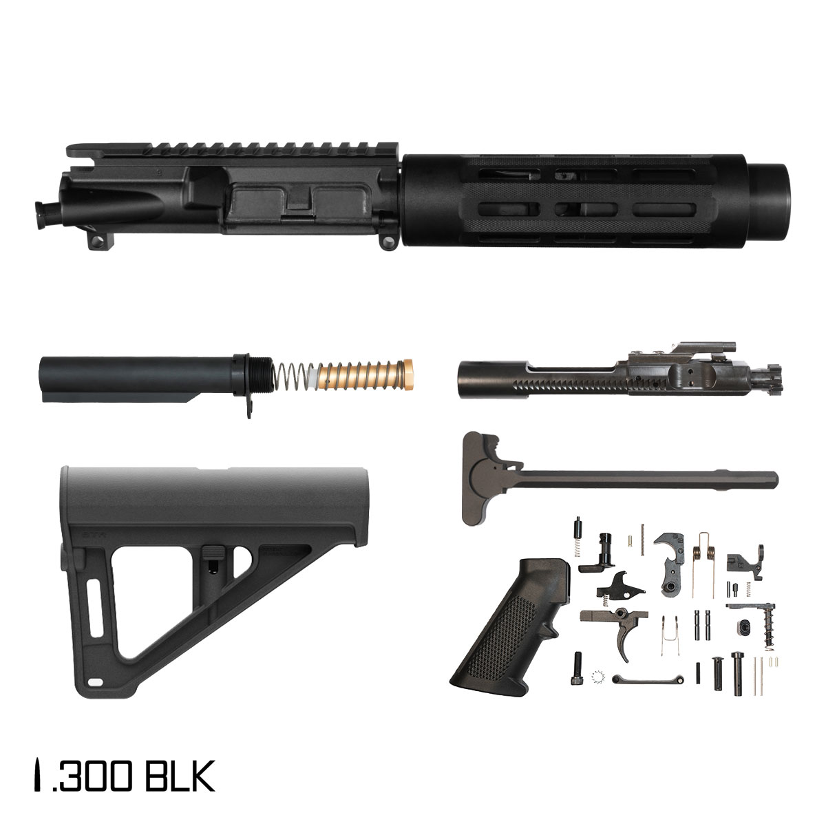 Davidson Defense Shortshot 300 BLK AR-15 M-LOK Pistol Kit with BTR Brace, Dirty .30 Suppressor