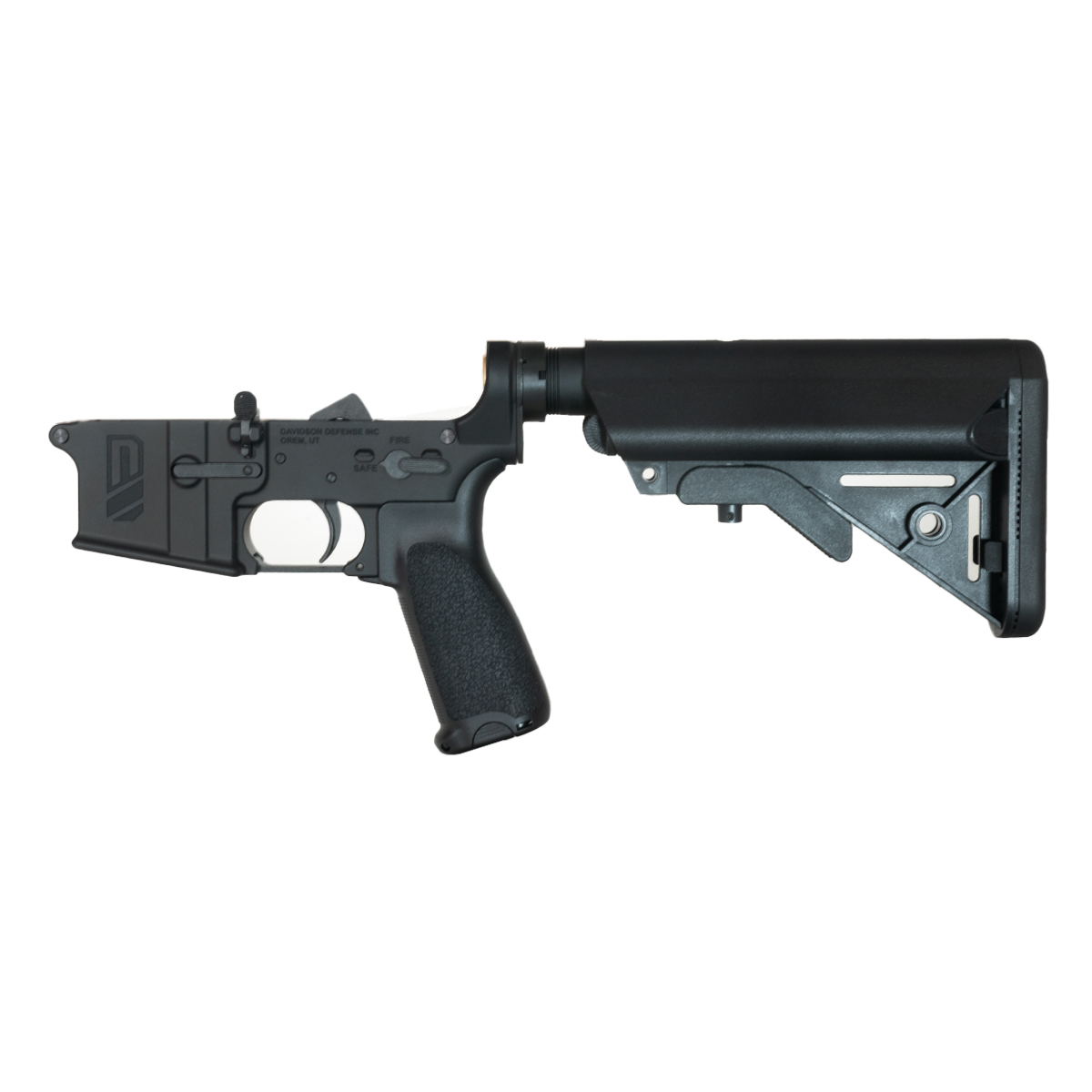  Davidson Defense AR-15 Rifle Lower Build Kit w/ Gauntlet Arms SOPMOD Style Collapsible Stock