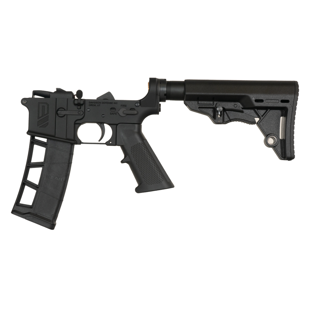 Davidson Defense AR-15 Rifle Lower Build Kit, Scout Stock, 32-Round ExoMag