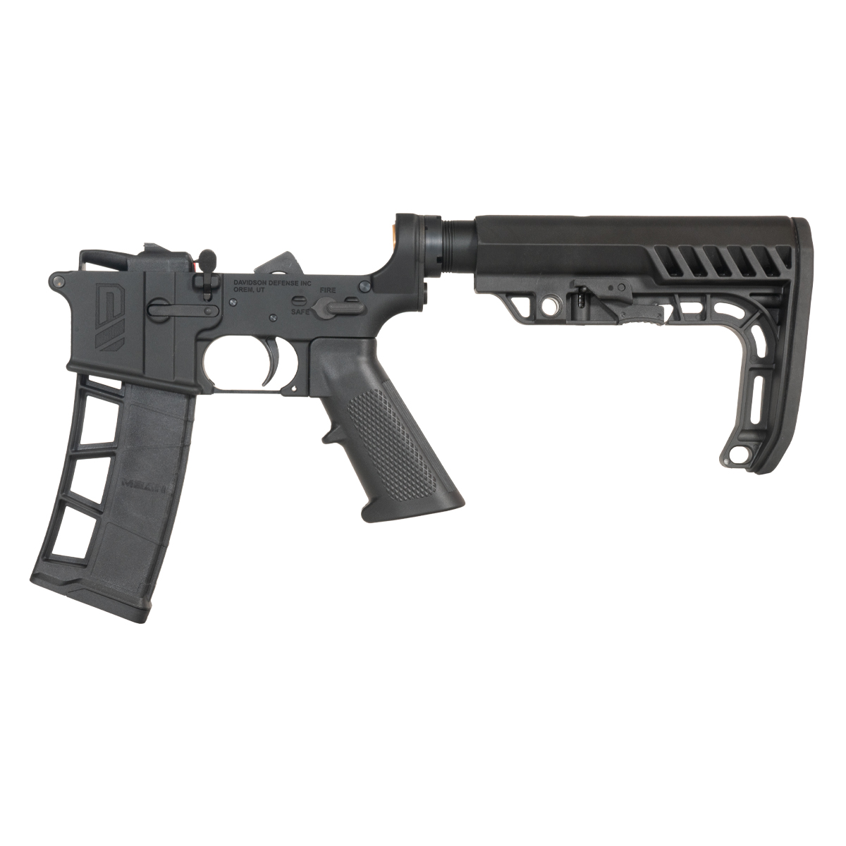 Davidson Defense AR-15 Rifle Lower Build Kit, Special Operations Stock, 32-Round ExoMag