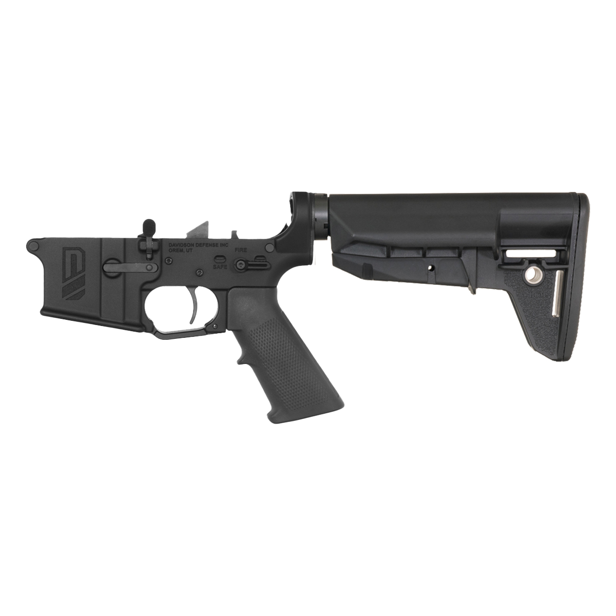 Davidson Defense AR-15 Rifle Lower Build Kit, Rare Breed FRT-15L3, BCM SOPMOD Widebody Mod 2 Stock